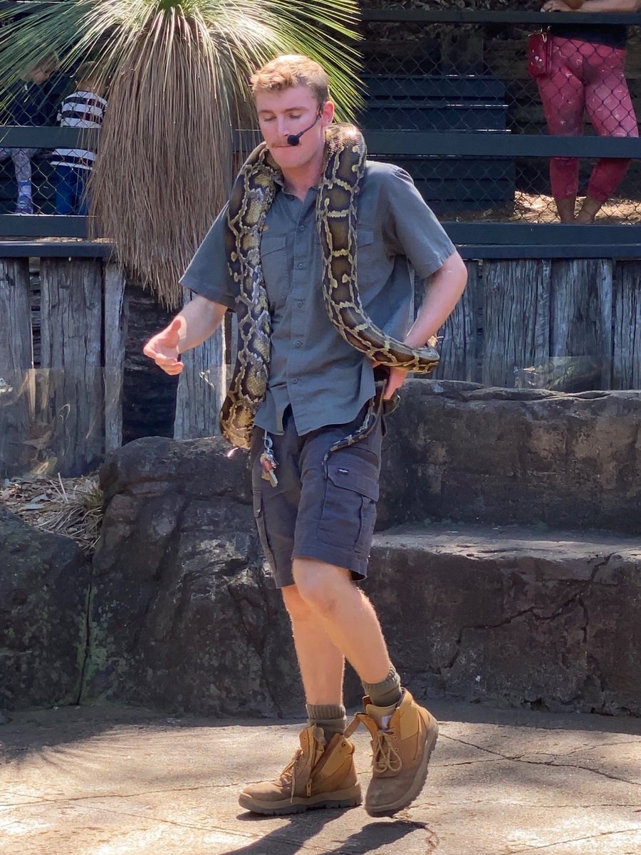 WHO are you wearing? 
<a href="/austreptilepark/">Australian Reptile Park</a>