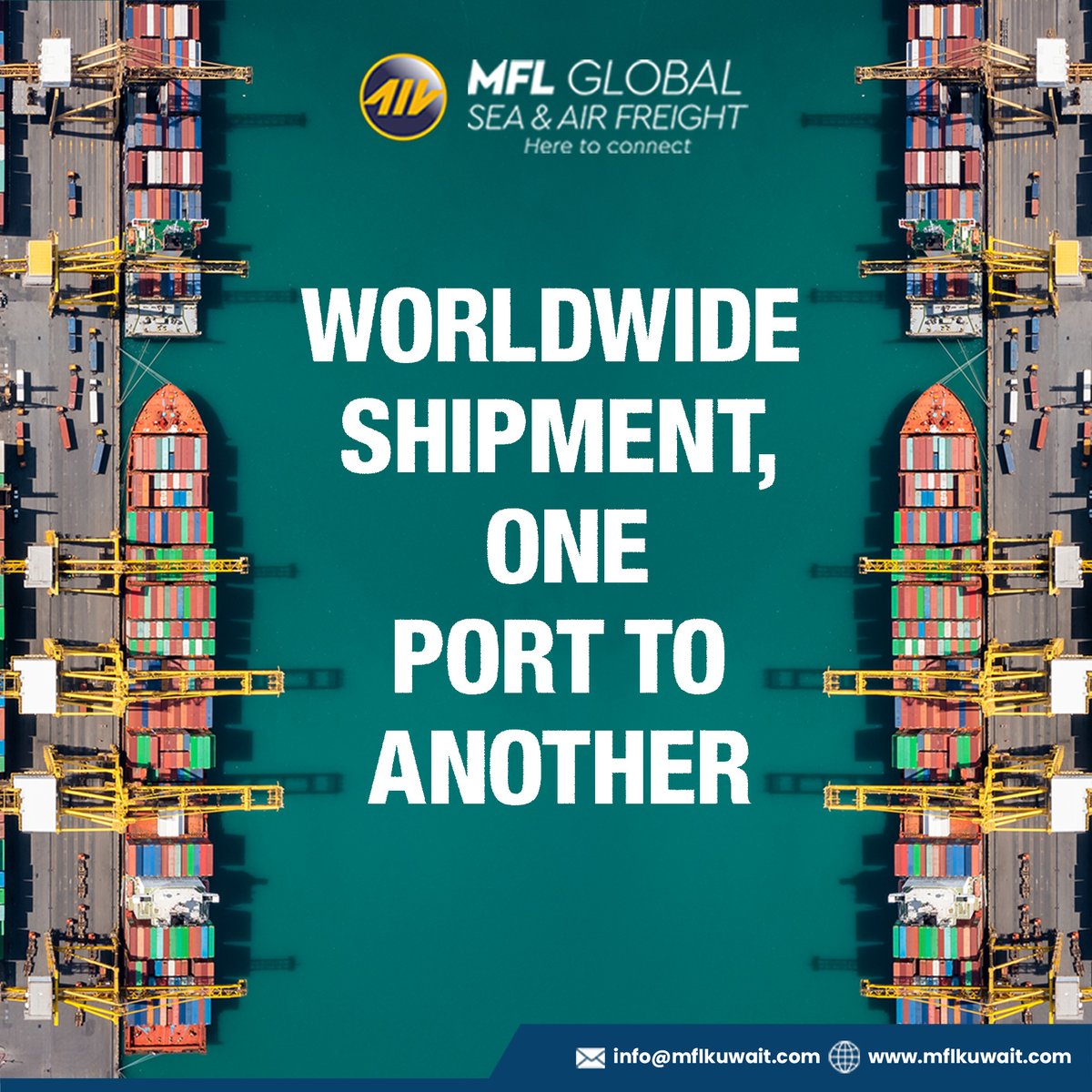 Our Port to Port Logistics Services seamlessly connect your cargo across the seas, ensuring swift and secure journeys from one port to another.

#FCL #FCLcargo #seafreight #seafreightservices  #oceancargo  #mfldubai #mflkuwait