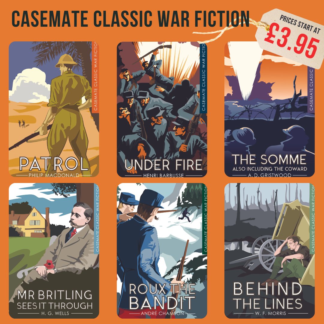 Script_Military's tweet photo. Did you know about our Casemate Classic War Fiction series? It rekindles the spirit of classic fiction, blending historical accuracy with compelling storytelling.
https://t.co/8IlqZ63fKX
#warfiction #militaryhistoryfiction #casemate #warbooks #hgwells https://t.co/2FDf9KBZe6