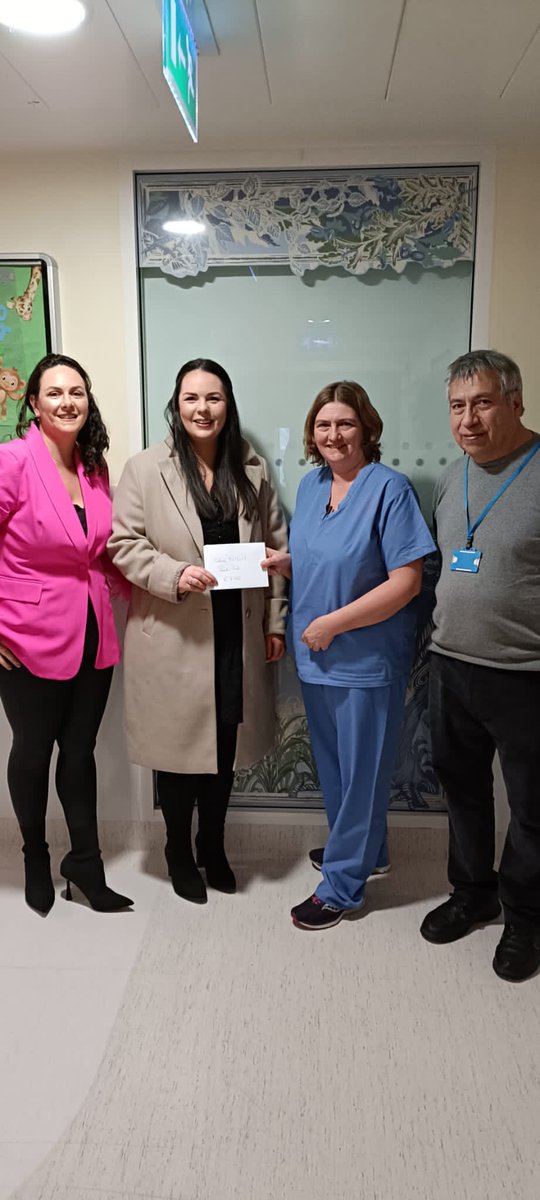 A huge Thank You to Mairead & Serena for their most wonderful donation to our unit ⭐ Mairead did amazing fundraising for our unit & our special babies 🐣 @neonatal_uhg @debbiedraper1 @saoltagroup