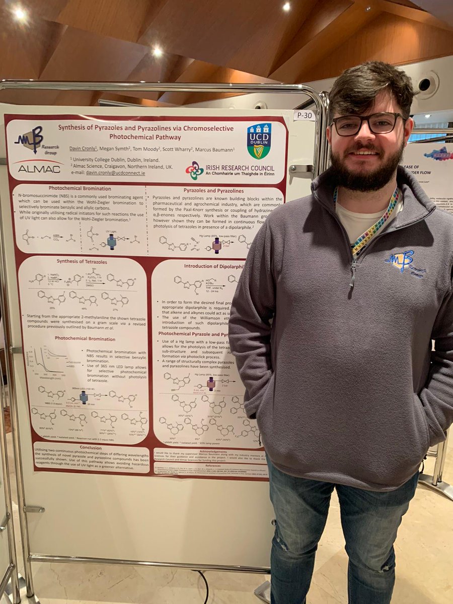 We had a great time at #FCE24 in Malaga organised by @JFlowChem . Some members of the group presented posters with Marcus giving a presentation on recent work within the group. Keep an eye out for some publications coming soon!