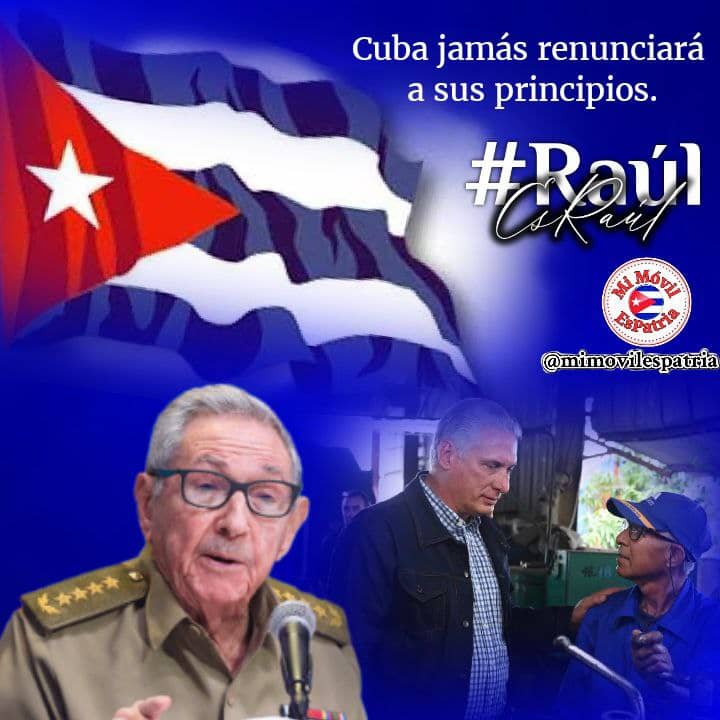 #Cuba Jamás renunciarà a sus principios. Siempre seremos fieles al legado de Justicia social que heredamos de #FidelPorSiempre #MujeresEnRevolución