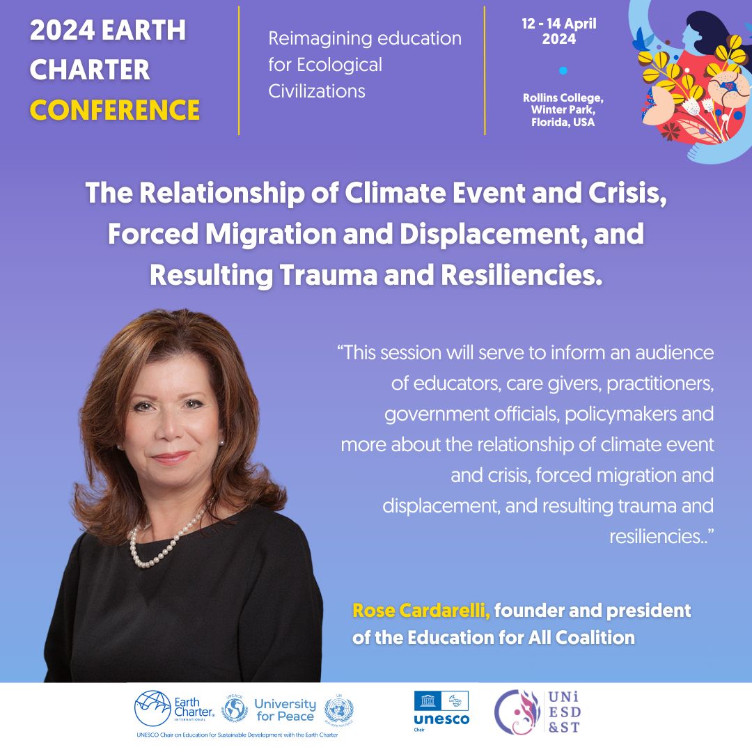 We're delighted to announce Emerald author Rose Cardarelli will be speaking at the 2024 @earthcharter Conference in April! Find out more here: bit.ly/3PeQ98V #earthcharter #earthcharterconference