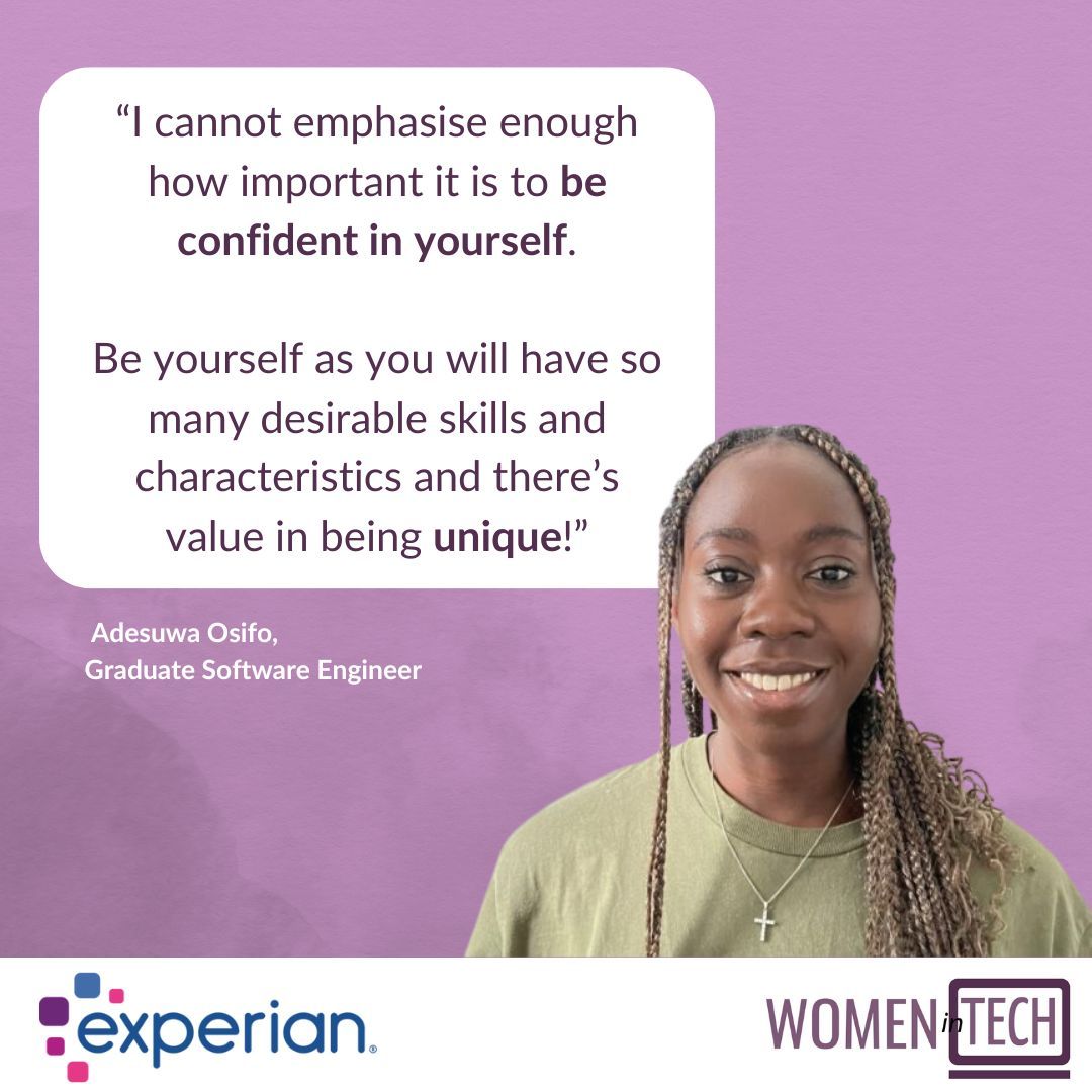 What’s it like being a Software Engineer at @Experian_UK? 💻 Developing, improving & maintaining products and solutions through code We spoke to Adesuwa Osifo about her experiences and challenges she’s faced: buff.ly/3TfM59x #womenintech #softwareengineer #diversity