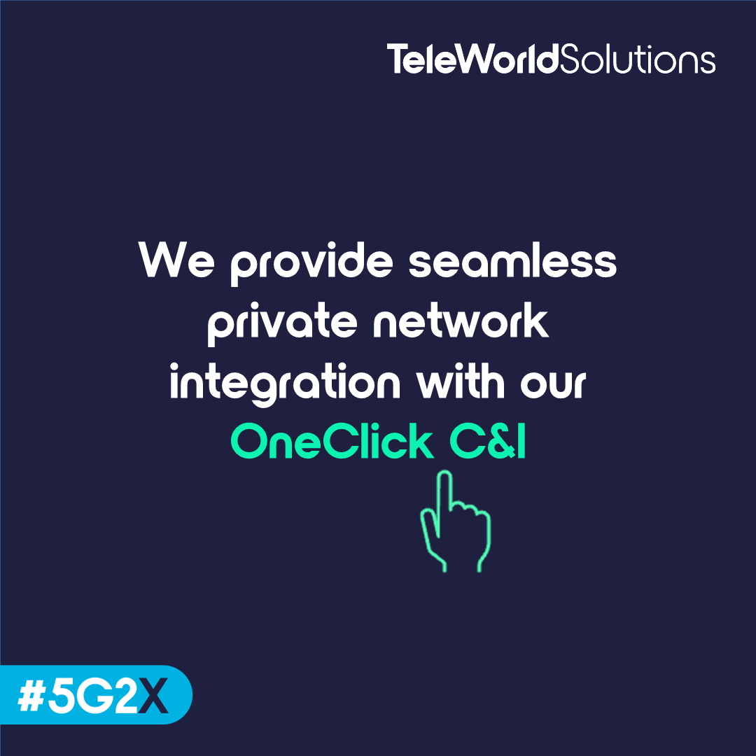 teleworldsol's tweet photo. Deploying a complex #enterprise #WiFi network doesn't require expertise in #cellular technology. Private #network #integration can be streamlined by using tools like @teleworldsol's proprietary OneClick C&amp;I to automate processes, reduce errors &amp; increase productivity. https://t.co/IBLAQdU9Cm