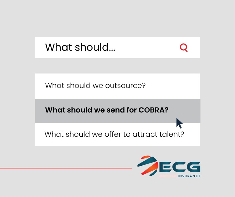 EcgInsurance's tweet image. COBRA is complex and technical. If your team needs help wrapping your arms around this important business practice, give us a call. We can help!
ecginsurance.com/employee-benef…

#ECGInsurance #BenefitsMadeSimple #COBRA #COBRANotice #Outsourcing