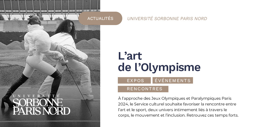 🏅L'art de l'Olympisme Toutes les informations ici ➡️univ-spn.fr/lart-de-lolymp…