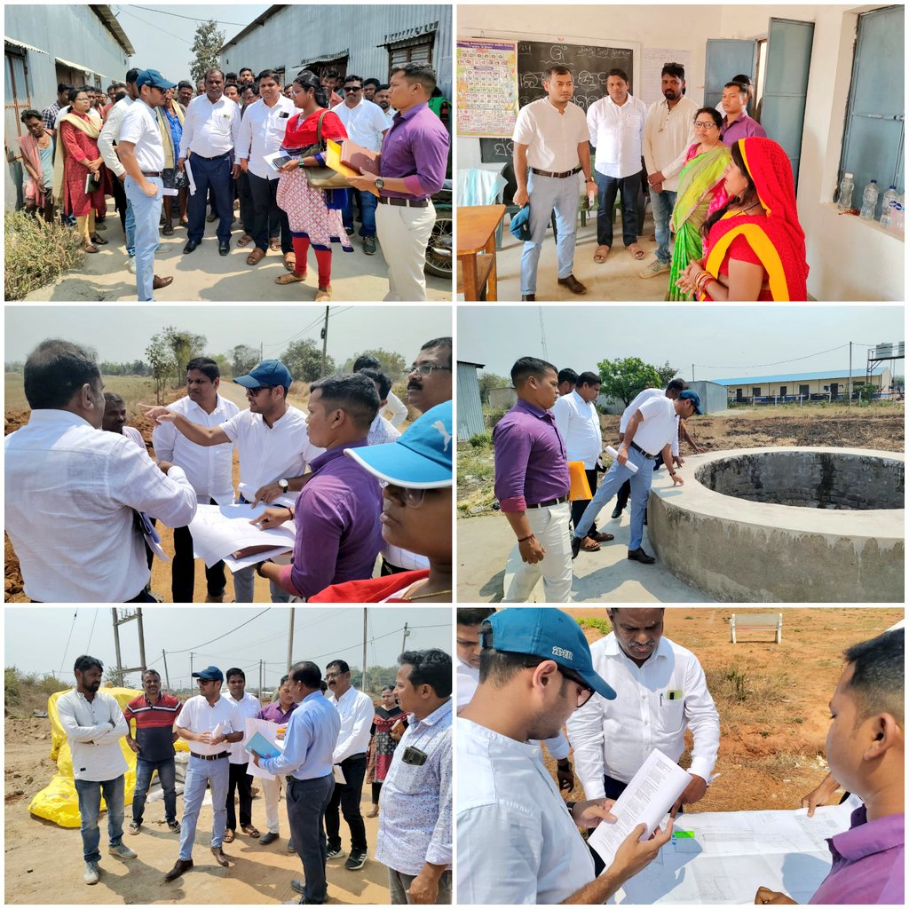 Collector, Balangir visited Kusmel North, Kusmel South, Bagdia & Lankabahal RR Colony of LSIP, Damsite at Magurbeda, Left & Right Command off taking at Ranipali & Khuntpali village respectively and reviewed the works and interacted with the inhabitants. @OdishaWater @CMO_Odisha