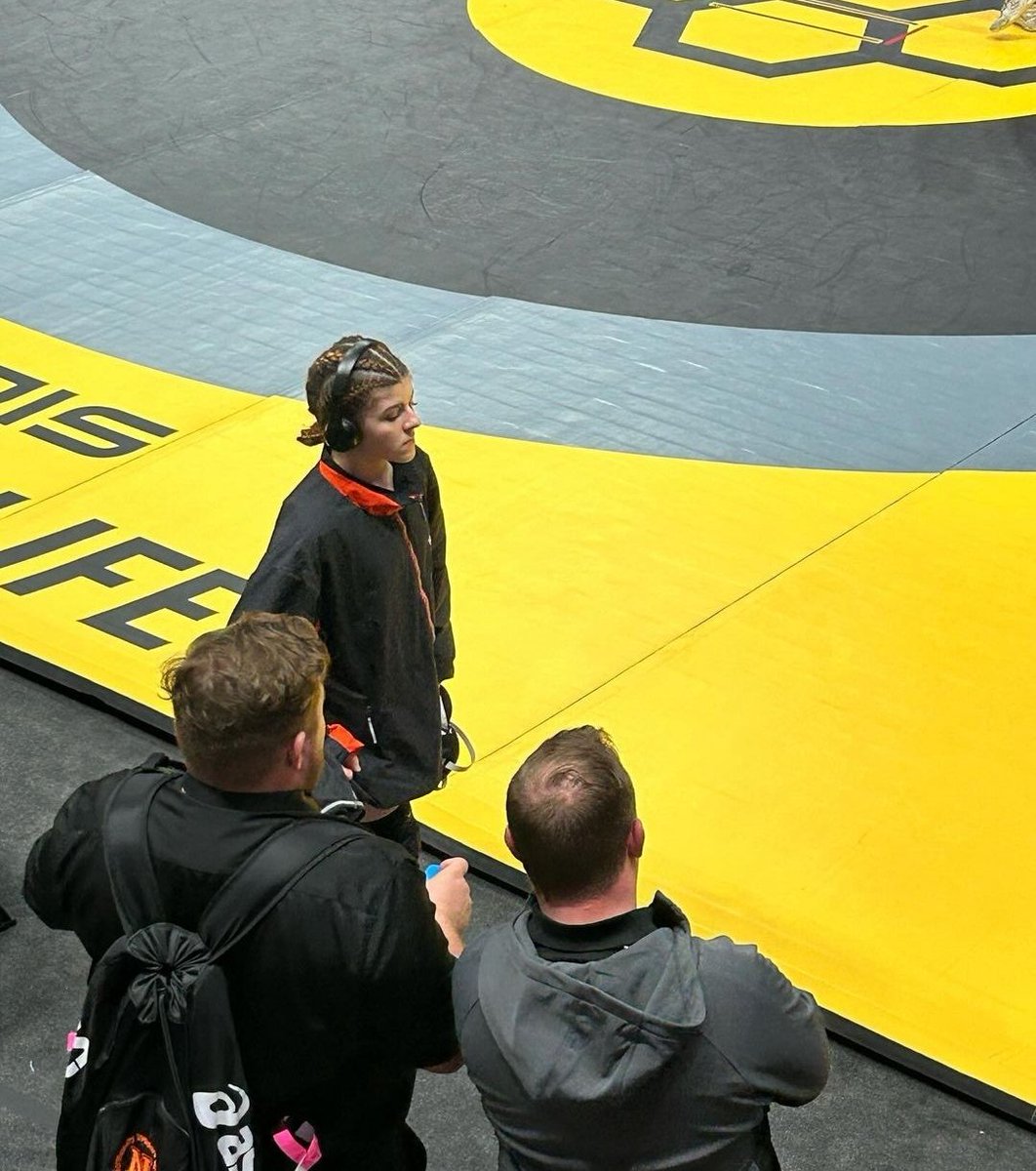 Jth_fromcle's tweet image. Although Brooklyn did not make the Top 8, I couldn't have been more proud of her. Being top 16 in the State as a junior is an accomplishment in itself. Cheers to another wrestling season in the books. Proud to be an Invader. #InvaderStrong