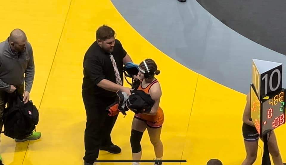 Jth_fromcle's tweet image. Although Brooklyn did not make the Top 8, I couldn't have been more proud of her. Being top 16 in the State as a junior is an accomplishment in itself. Cheers to another wrestling season in the books. Proud to be an Invader. #InvaderStrong