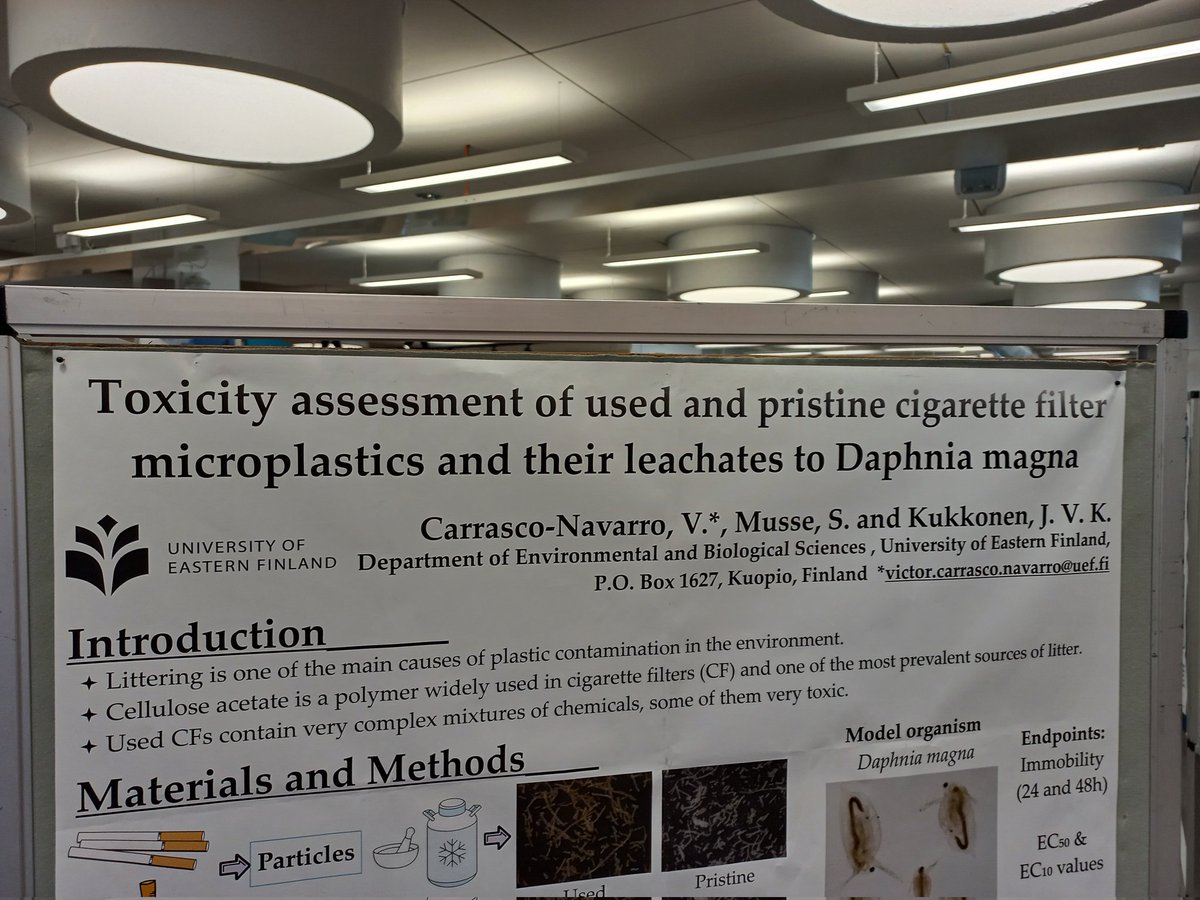 #Sustainability days in <a href="/Kuopionkaupunki/">Kuopion kaupunki</a> campus <a href="/UniEastFinland/">University of Eastern Finland</a> #Microplastics session