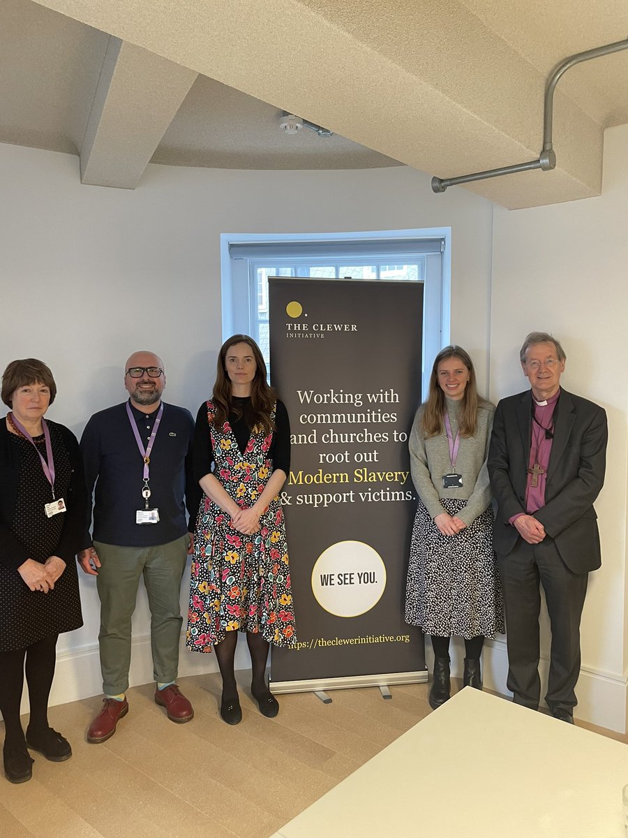 It was great to meet the team at the Clewer Initiative, @theclewer, yesterday to hear about the important work that they do!