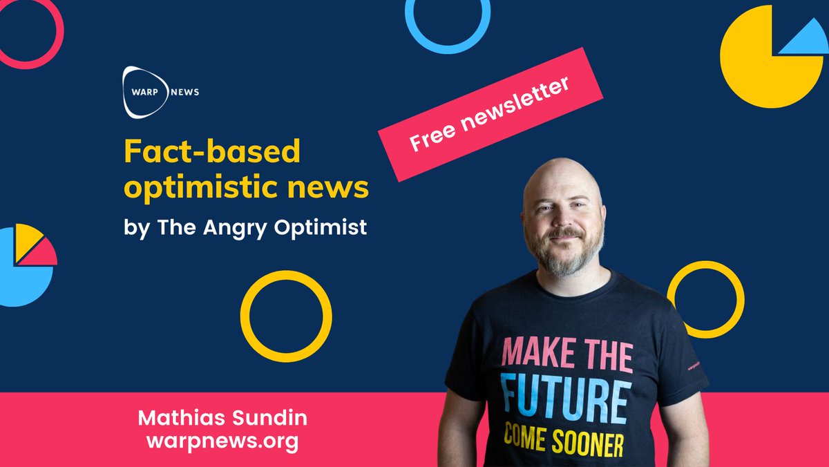 Does it feel like the world is shit?

India has eliminated extreme poverty!

Yes, true story.

That and other fact-based optimistic news in our free newsletter. In your inbox tomorrow.

Sign up at Warp News .org 🇺🇸 or .se 🇸🇪