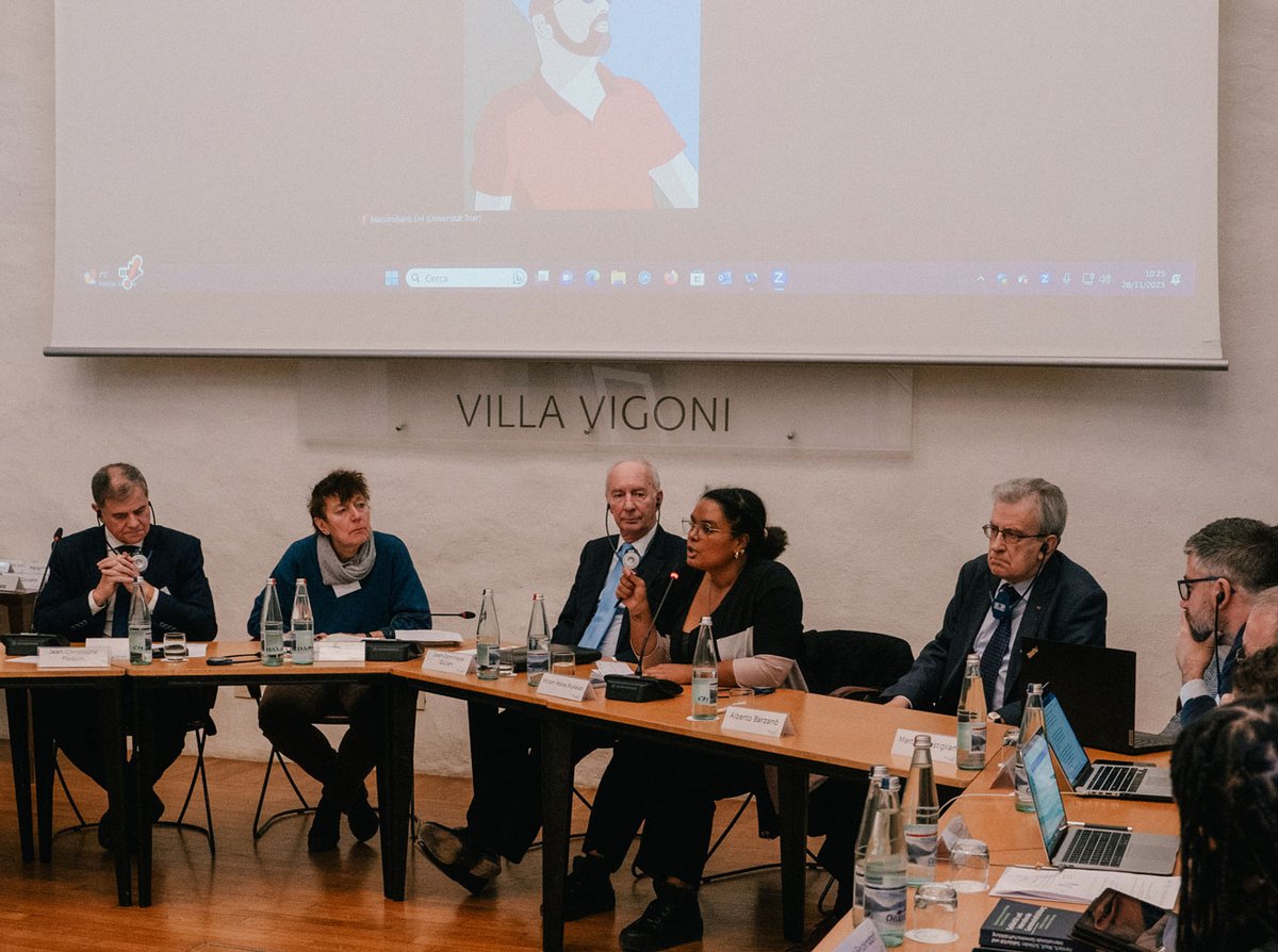 What makes the #EuropeanUnion more than just a common market? Are we #Europeans ready to defend our #values? together with experts from politics, economy &amp; culture we tackled these key questions. 
More about the conference: tinyurl.com/2uv8s7tw