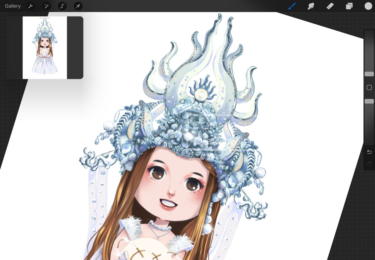 muaneko's tweet image. ภูมิใจอะ นั่งทำนานมาก 🥹😭