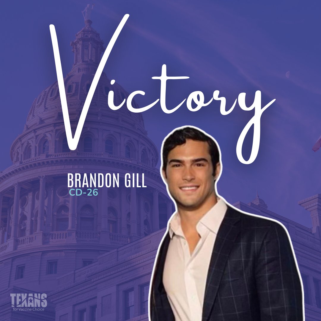 Congratulations to @realBrandonGill on his Primary Election victory!