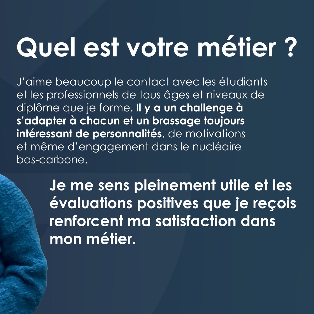 _GIFEN's tweet photo. Les #femmes jouent un rôle essentiel dans le secteur #nucléaire ! 👩🏭
Aujourd'hui, le GIFEN met en avant Pellegrino Stephanie, Responsable Pédagogique à #INSTN !
En 2024, continuons à encourager la #diversité et l’#excellence dans notre #industrie !