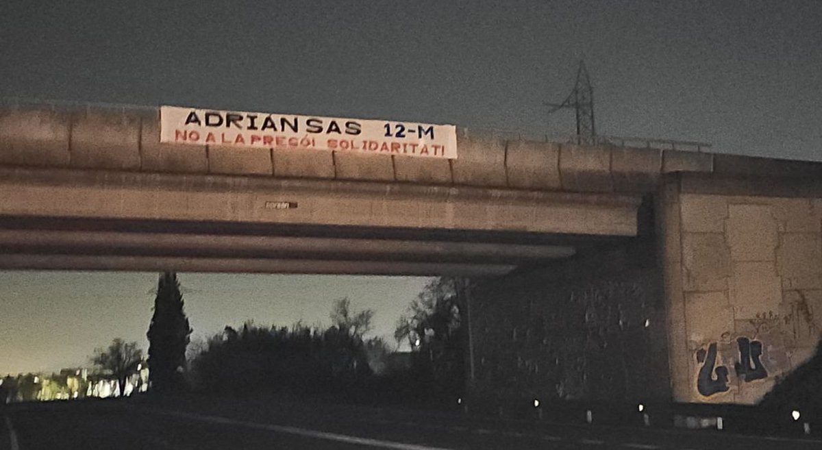 Des de Palau-solità i Plegamans, tota la nostra solidaritat amb l'Adrián Sas!!! #AmnistiaTotal