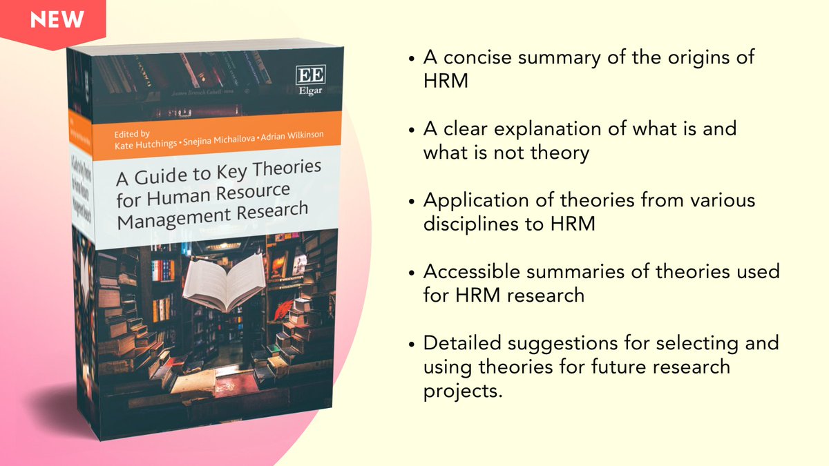 ElgarPublishing's tweet photo. A Guide to Key Theories for #HumanResourceManagement Research edited by Kate Hutchings @s_michailova and Adrian Wilkinson @sheffielduni @AucklandUni  @Griffith_Uni
https://t.co/ahSvT5gpCr
Free chapter https://t.co/Z3k2hWQnZ3
@cath__mack https://t.co/mbEbLbtZz5