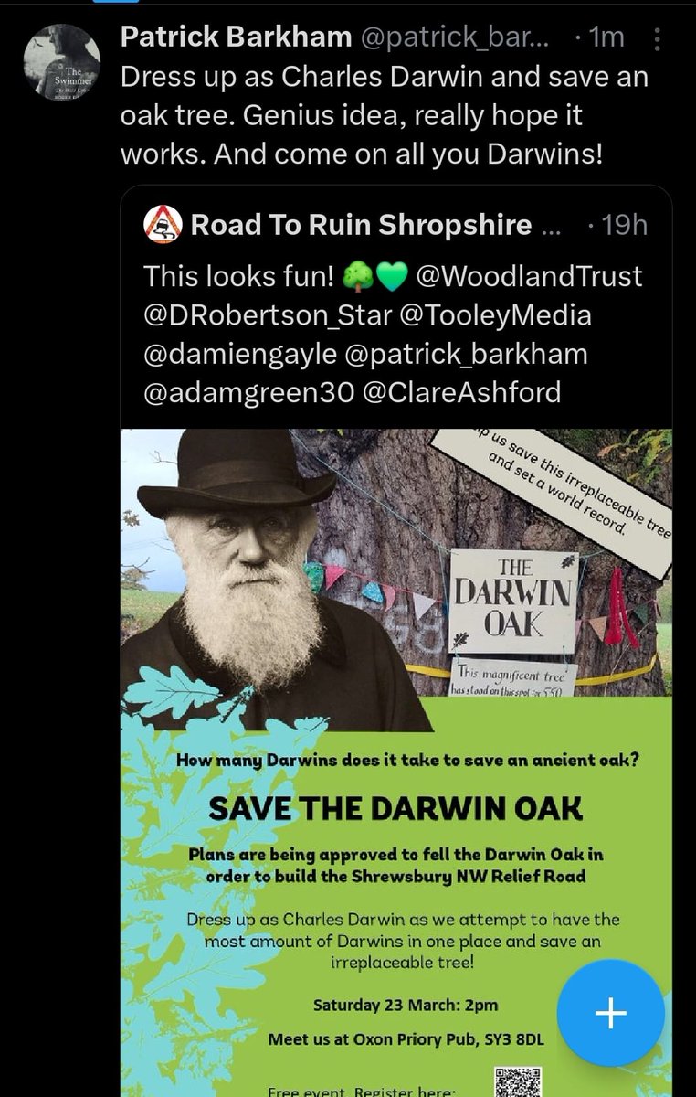 <a href="/shrewsmorris/">Shrewsbury Morris Dancers</a> any chance of a #rt for this super event? #Shrewsbury