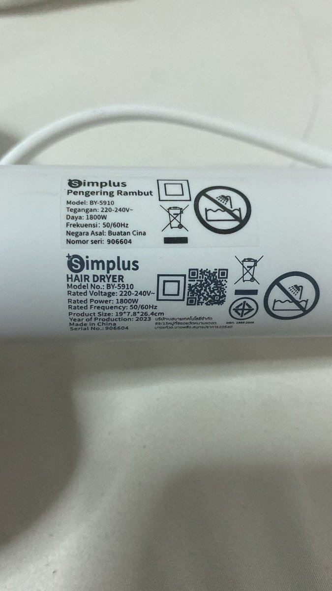 jachuearaikodai's tweet photo. ส่งต่อไดร์เป่าผม Simplus ค่ะ ซื้อมาไม่ถึงเดือนใช้ไปรอบเดียว ไม่มีกล่องนะคะ เค้าทิ้งไปแล้ว สภาพดี100% ปล่อยต่อ 350 รวมส่งค่ะ #ส่งต่อไดร์เป่าผม #ไดร์เป่าผม  #ส่งต่อของใช้ #ส่งต่อเครื่องใช้ไฟฟ้า #ส่งต่อเครื่องม้วนผม #ส่งต่อเครื่องหนีบผม https://t.co/66PlCc6Xxf