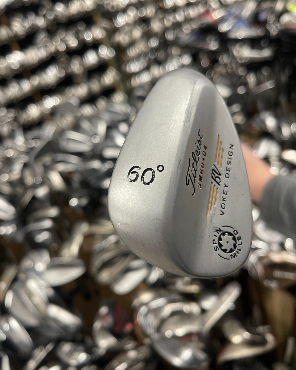 2ndSwingGolf's tweet image. Who's getting up-and-down with this Vokey Spin Milled 60 degree wedge? ⛳

Despite being released in 2007, this #TradeInTuesday find is still in great shape! Available online here: bit.ly/3IzpOi8

#2ndswinggolf #vokey #golf