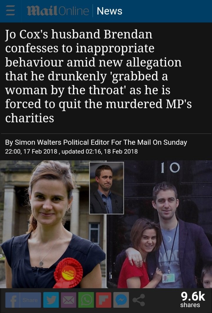Sky News wheel out sex-pest Brendan Cox to comment about the Diane Abbott situation.

Pathetic...