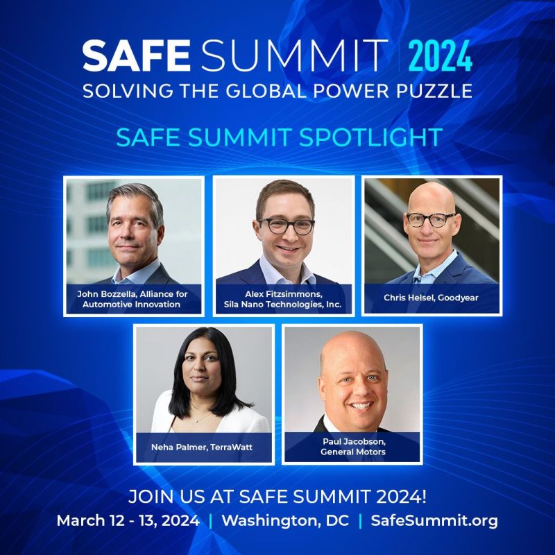 Our Head of Government Affairs, Alex Fitzsimmons, will be speaking at #SAFESummit2024, as part of the SAFE Summit Spotlight. He’ll discuss barriers to the mass adoption of #EVs in the U.S. and how Sila’s #technology tackles those challenges head on.