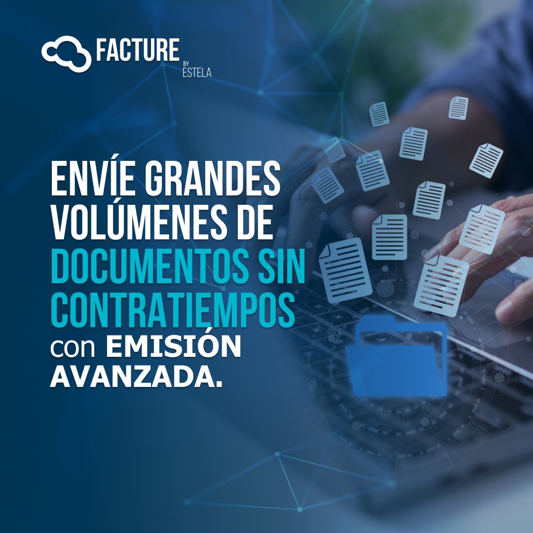 Emitir #documentoselectrónicos como facturas o nóminas puede volverse complicado si no se cuenta con las herramientas adecuadas. ¡Déjenos sus datos aquí 👉 hubs.ly/Q02nhs3w0 y comience a disfrutar de las ventajas de #EmisiónAvanzada!⁣