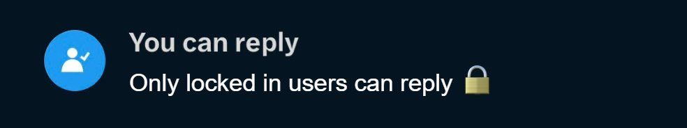 Gabelfts's tweet image. If you can reply to this, you’re locked in 🔒