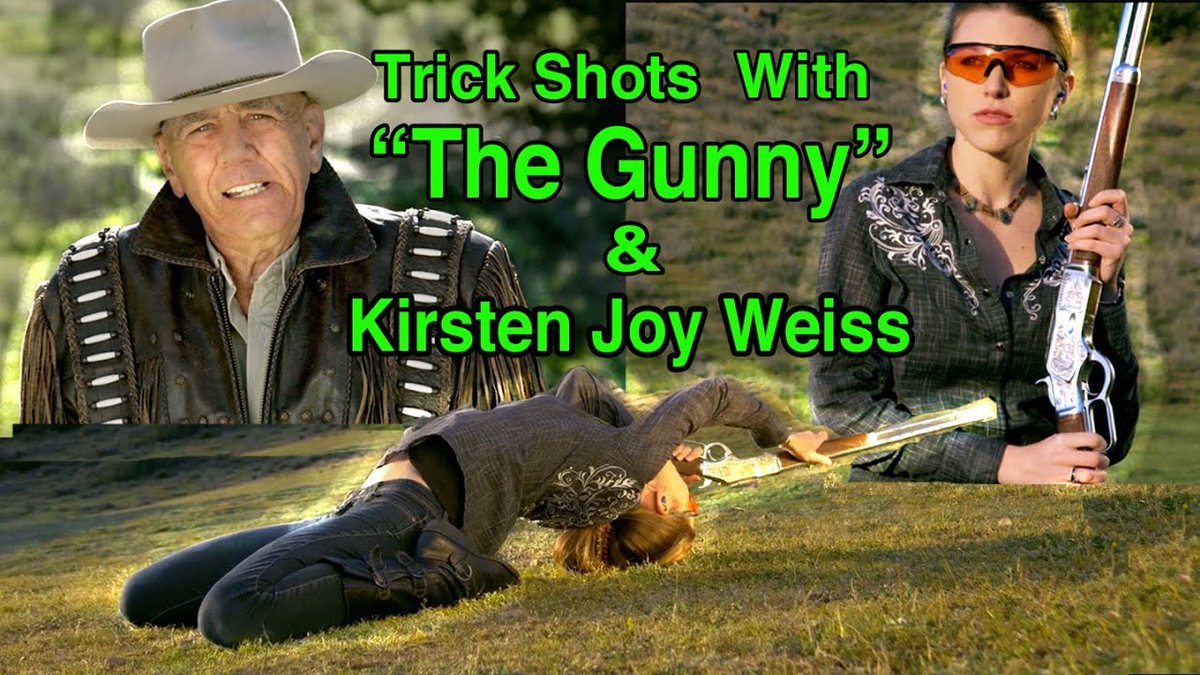 AH1whiskey's tweet image. @kirstenjoyweiss kirsten pulls off some trick shots with her pal gunny "crushing on kirsten" tuesday edition