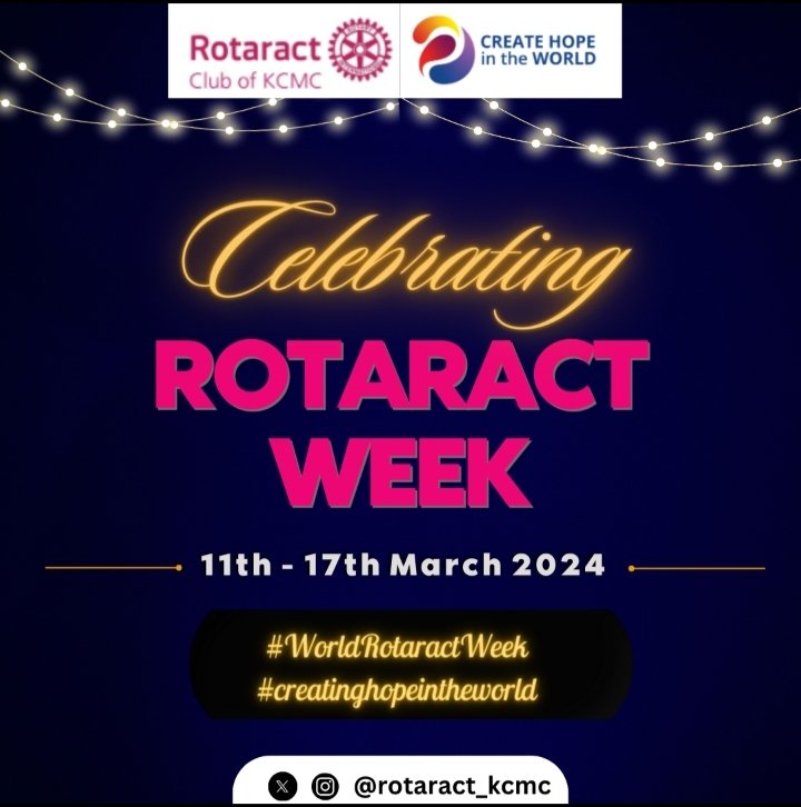 Rotaract Club Of KCMC tweet media