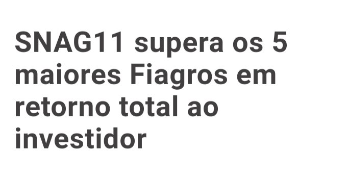 Kairy6's tweet photo. O SNAG11 se trata do primeiro Fiagro híbrido do Brasil, surgido a partir de uma parceria realizada com a Boa Safra Sementes (SOJA3). Ele é um fundo de gestão ativa que investe de maneira ampla nas cadeiras do agronegócio. 👉 https://t.co/66dZHhT81e