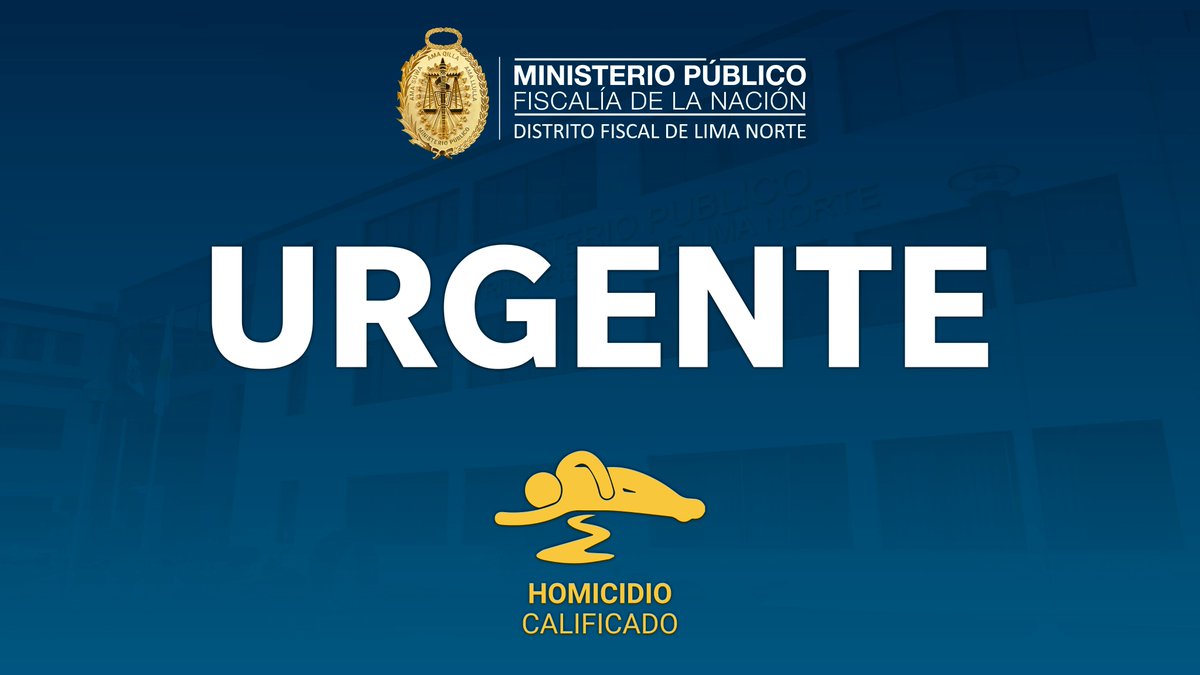 #Urgente 🚨 | El 4.° Despacho de la 6.° #Fiscalía Penal de #LimaNorte abrió investigación preliminar contra los que resulten responsables de la presunta comisión del delito de #Homicidio calificado en agravio de Orlando Espinoza Gutiérrez, en #SMP (1/2).