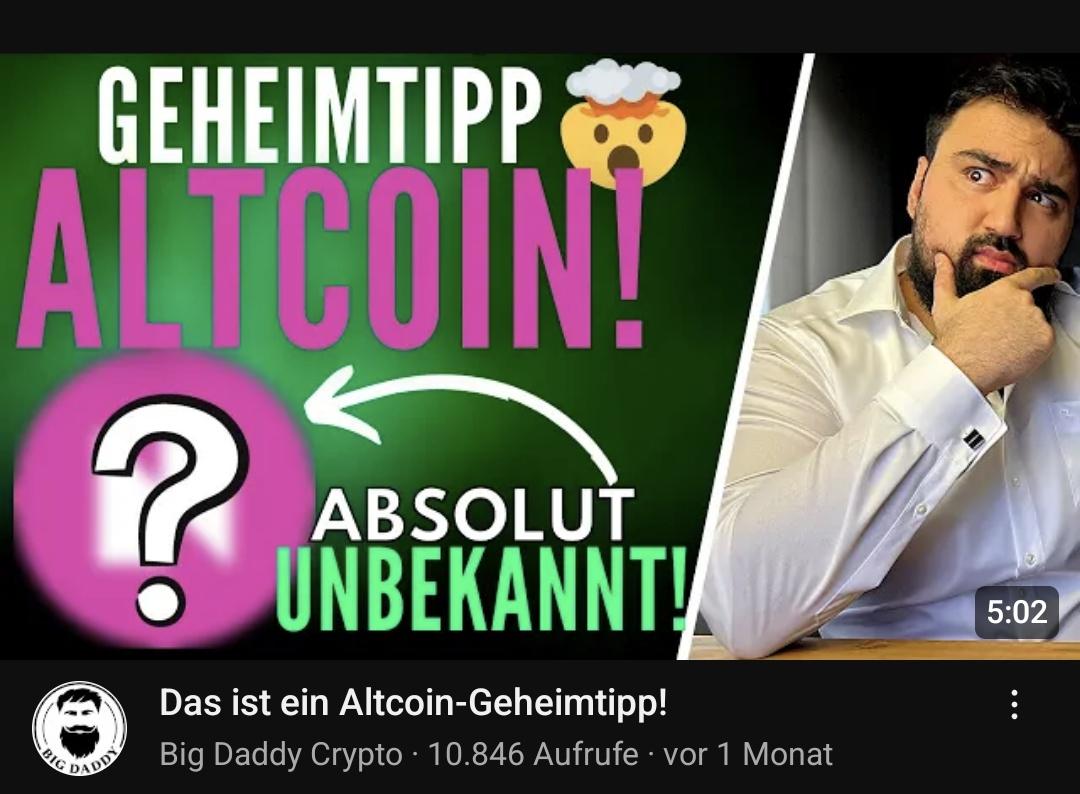 مسمي نفسه Big dady Crypto والعنوان توصيه سريه وعمله غير معروفه وماشاء الله  الكوفر حاجه جامده ومكتشف #Neon 😂😂😂