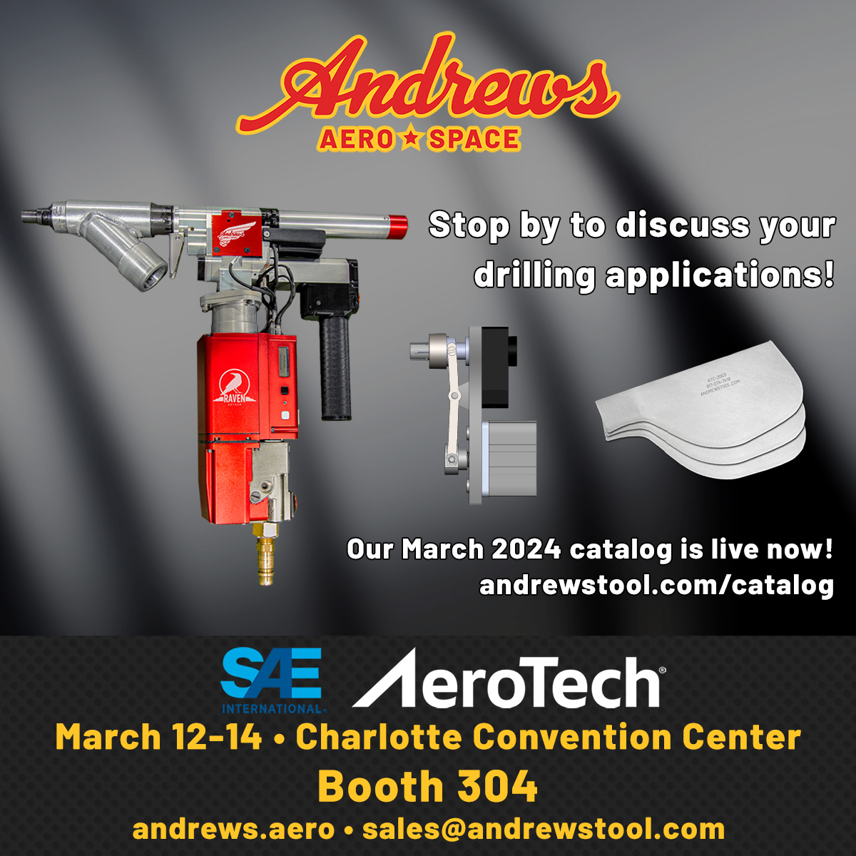 Come see us this week at <a href="/SAEIntl/">SAE International®</a> Aerotech, Booth 304 #aerotech #aerospace