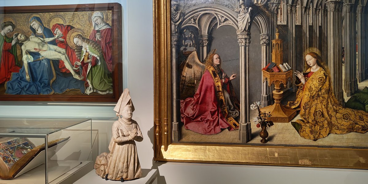 C'est ouvert ! 🙌 'Les arts en France sous Charles VII (1422-1461)' vous entraîne au cœur du renouveau artistique de la fin du 15e siècle, prémices de la Renaissance. Découvrez l'#ExpoCharlesVII jusqu'au 16 juin. 👑