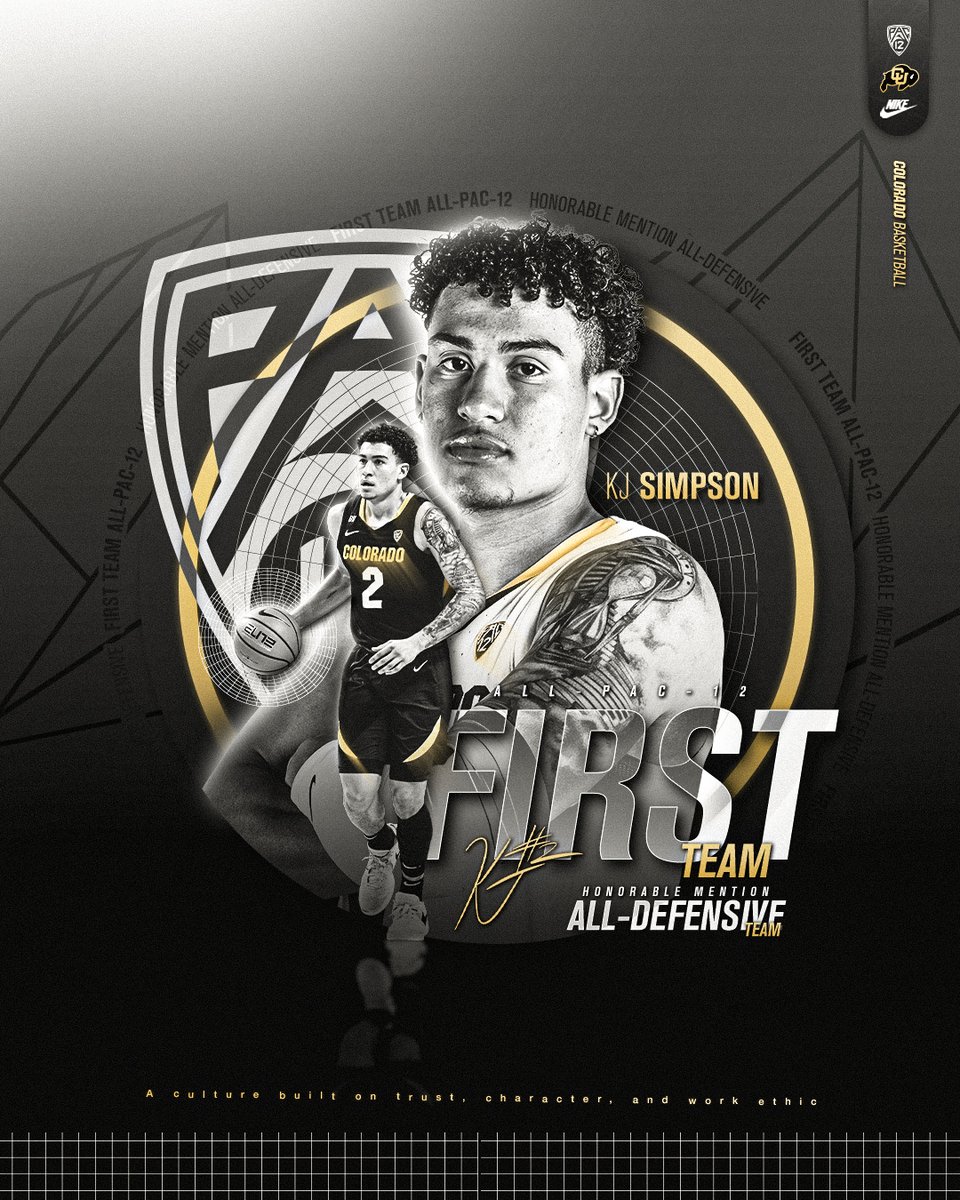 1st Team All-Pac-12: KJ Simpson 🦬 #GoBuffs