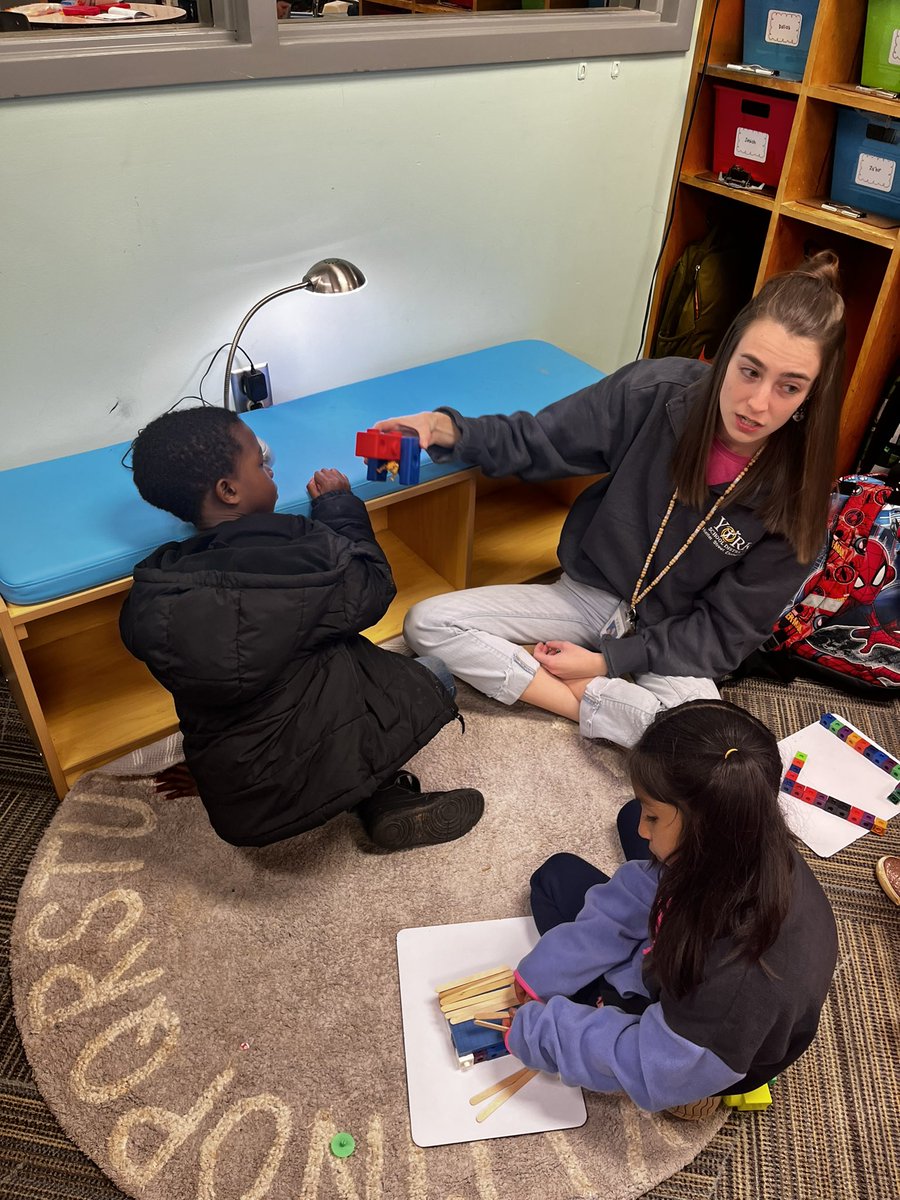 Ms. McCall kindergarten teacher designed a lesson that tasked the students with building a structure for an animal that would protect the animal from the sun, withstand wind, and survive a flood. Students were engaged and able to collaborate with peers.