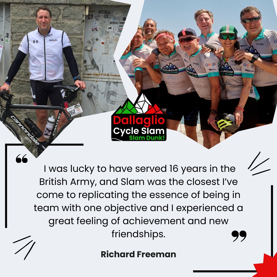 With nearly 1 month until our last ever Cycle Slam, hear from soon to be four-time Slammer, Richard Freeman as he compares the ride to the British Army (in the best way!) 🚴‍♂️ Don't miss out on this unforgettable journey... dallagliorugbyworks.com/dallaglio-cycl…