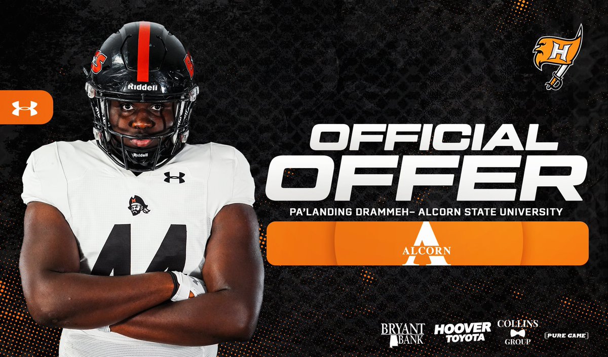 RecruitHoover's tweet photo. Congratulations, @Padagambian! Huge shoutout for receiving offers from @alcornstatefb! Keep pushing forward and making waves! ๐ช #AlcornStateFootball #SWAC https://t.co/bLplw0tPbU