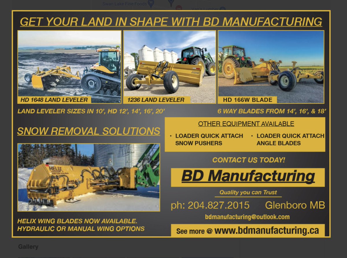 BD mfg. work everyday to build quality, functional equipment that's designed to get the job done right for both agricultural and commercial applications.

See them in #TheBook2024 and on our website: 
wherefarmerslook.com/companies/bd-m…

#TheBook, #AgTwitter, <a href="/BDManufacturin1/">BD Manufacturing</a>