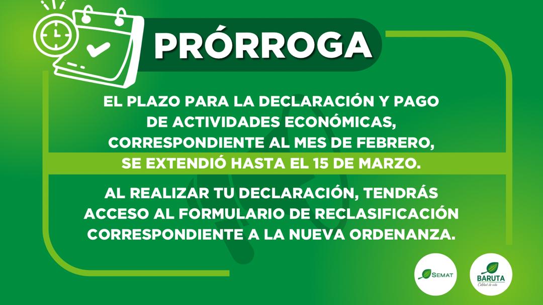 Sematbaruta's tweet photo. #Enterate Hasta el 15 de marzo puedes pagar el impuesto de actividades económicas en Baruta, sin multas ni sanciones. Mantente al día. Recuerda reclasificar tu actividad en la Oficina Virtual. https://t.co/eUyKhEzEH2