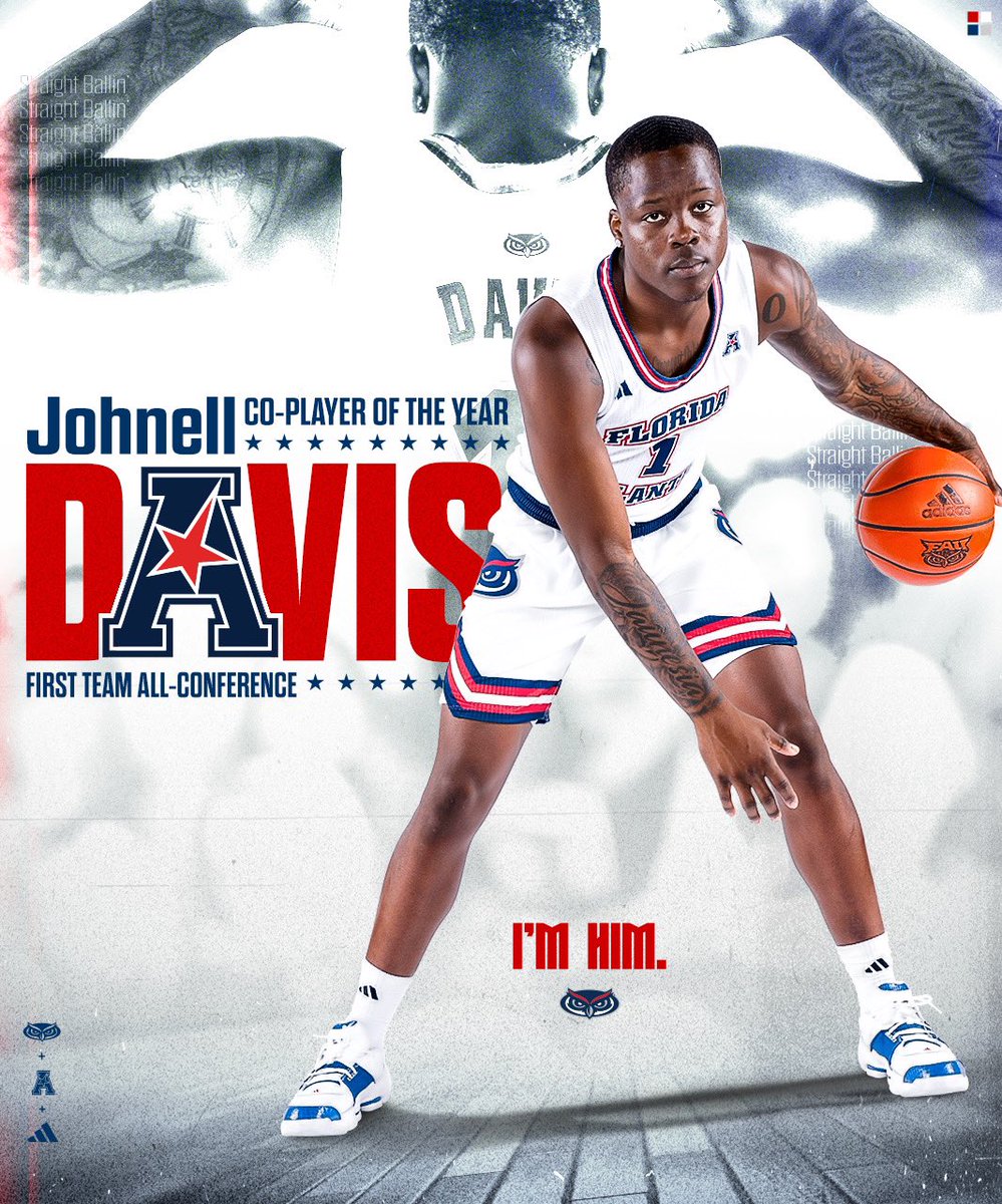 FAUMBB's tweet photo. Johnell Davis is HIM! 💪

AAC Player of the Year

#WinningInParadise https://t.co/xrEbhehKUY