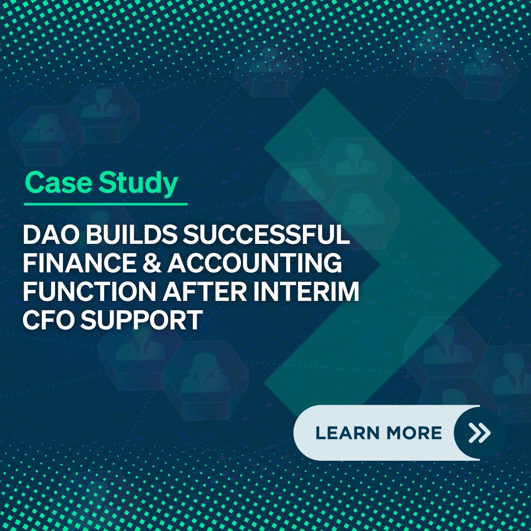 Kranz Consulting recently helped a Decentralized Autonomous Organization (DAO) client establish a well-functioning finance and accounting operation.

hubs.la/Q02n_P-q0