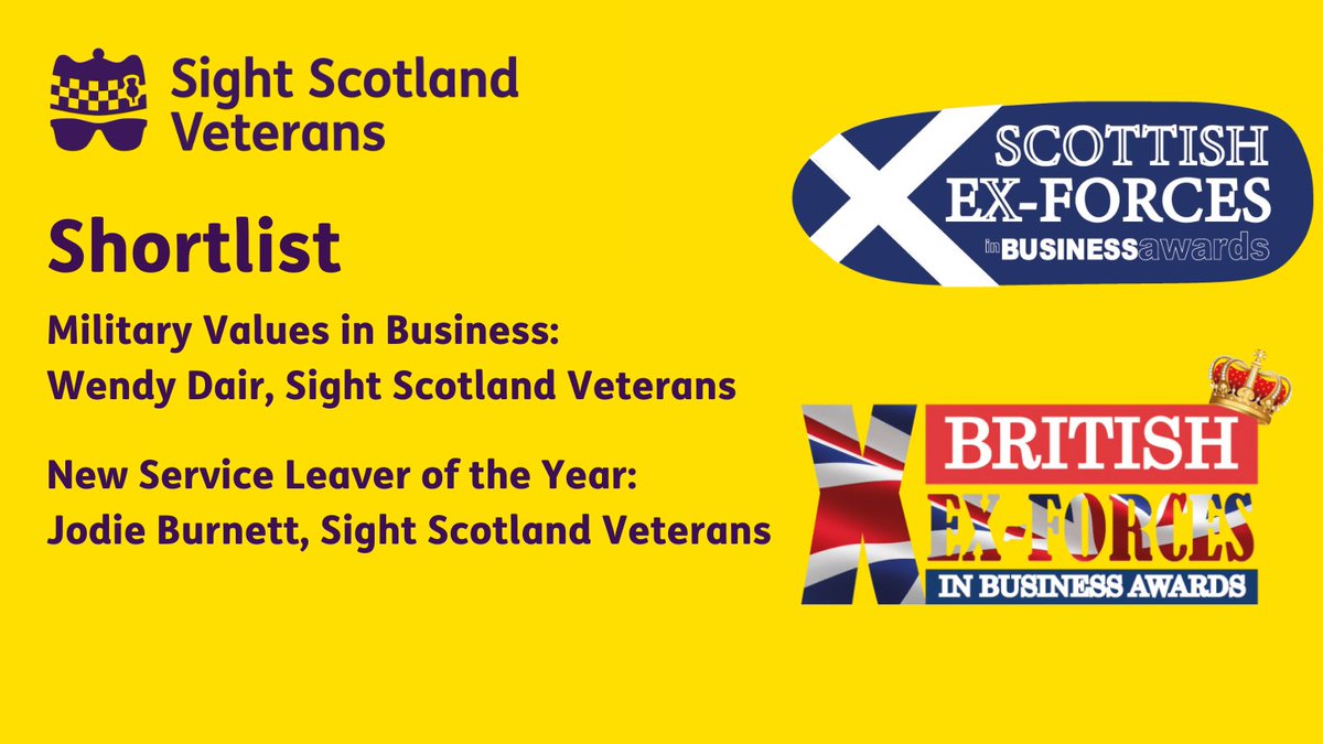 Congratulations to Wendy Dair and Jodie Burnett who are shortlisted finalists for the Ex-Forces in Business Awards. Military Values in Business - Wendy Dair New Service Leaver of the Year - Jodie Burnett We wish them the best of luck in the finals this Thursday March 14!