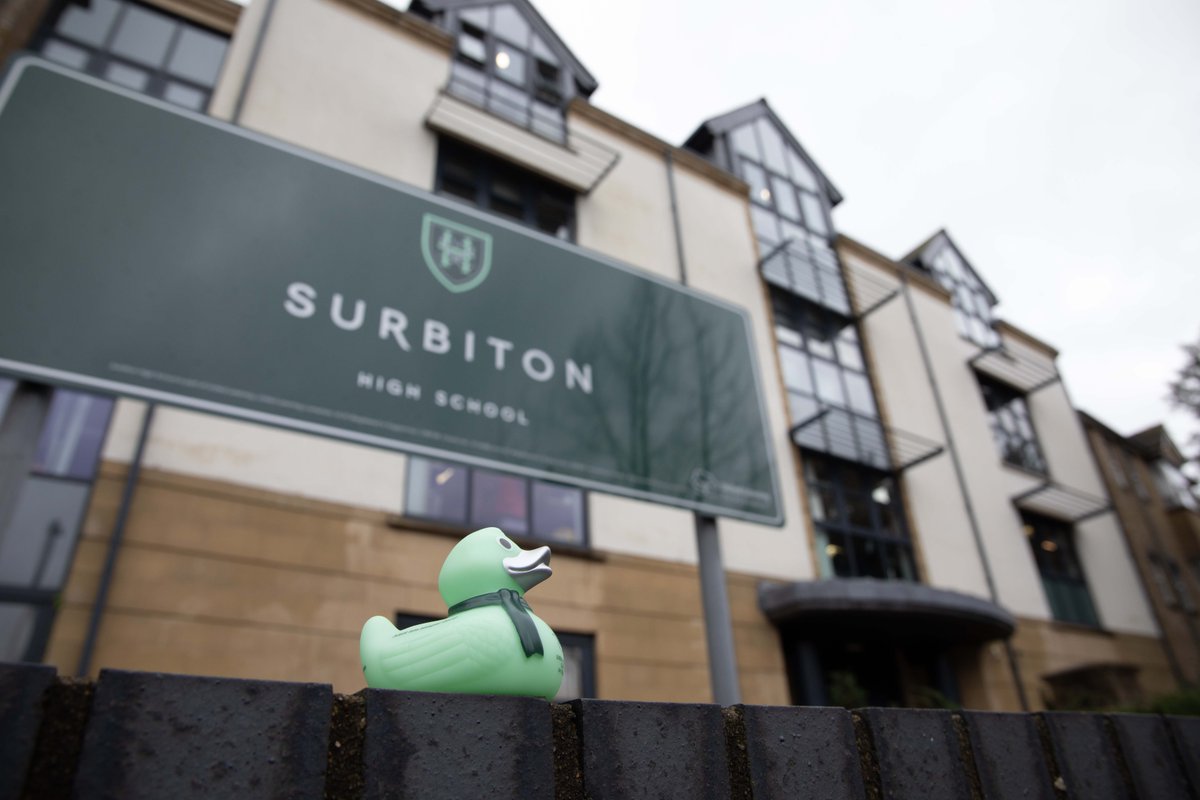 Our special 140th Anniversary Duck is embarking on a global adventure to reach 140 different locations! 🌍🦆 Stay tuned as our duck takes its first steps outside Surbiton High School! Where will it go next? #SHS140DuckWorldTour @SHSGreenSilver