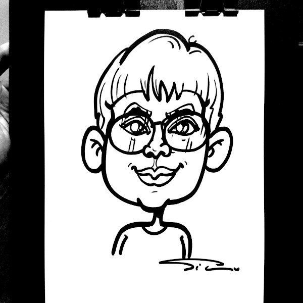 SiluCartoon's tweet photo. Live Caricature @ 11-year-old birthday private party, London https://t.co/VDfyoyA4cY