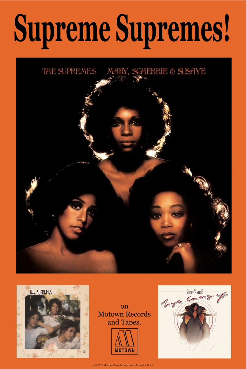 #supreme #supremes #promoposter 1977 #MaryScherrieSusaye album on #motown #scherriepayne #marywilson #susayegreene #theSupremes #motownlegends