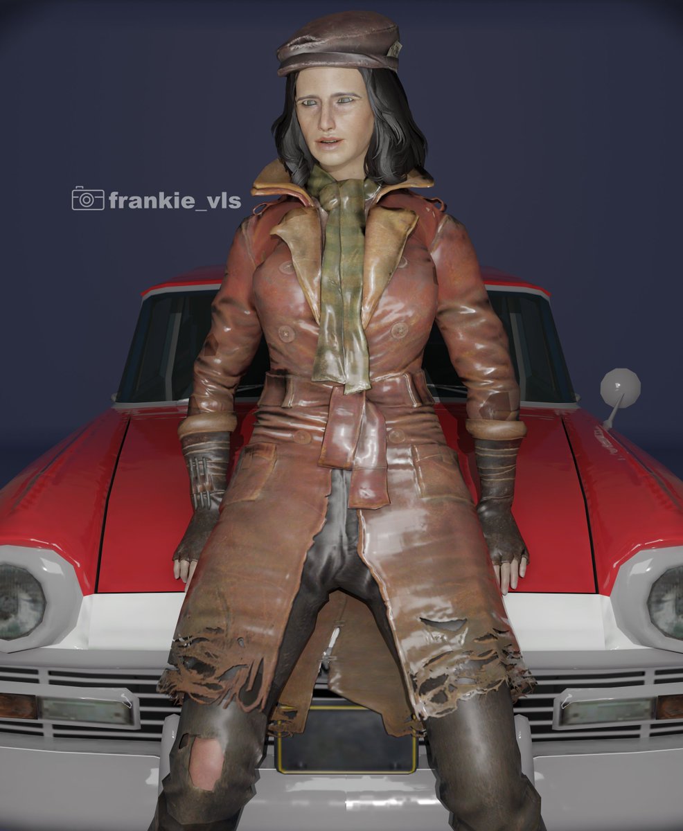 frankie_vls's tweet photo. Piper Pinup ❤️🗞️

Here's to our favorite flat-capped journalist from the Fallout Series!
🌶️ version is available on my alt.  

#PiperWright #Fallout #Fallout4 #Bethesda #Blender #Blender3d #VirtualPhotography #3d #3drender #myart #3dart #digitalart https://t.co/j2phxWcKKt
